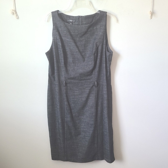 Black Sleeveless Shift Dress Size 16 - Picture 1 of 7